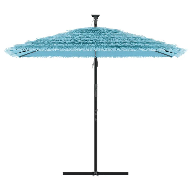 ギャラリービューアに画像をロードする, Vidaxl parasol met stalen paal 246x246x230 cm blauw
