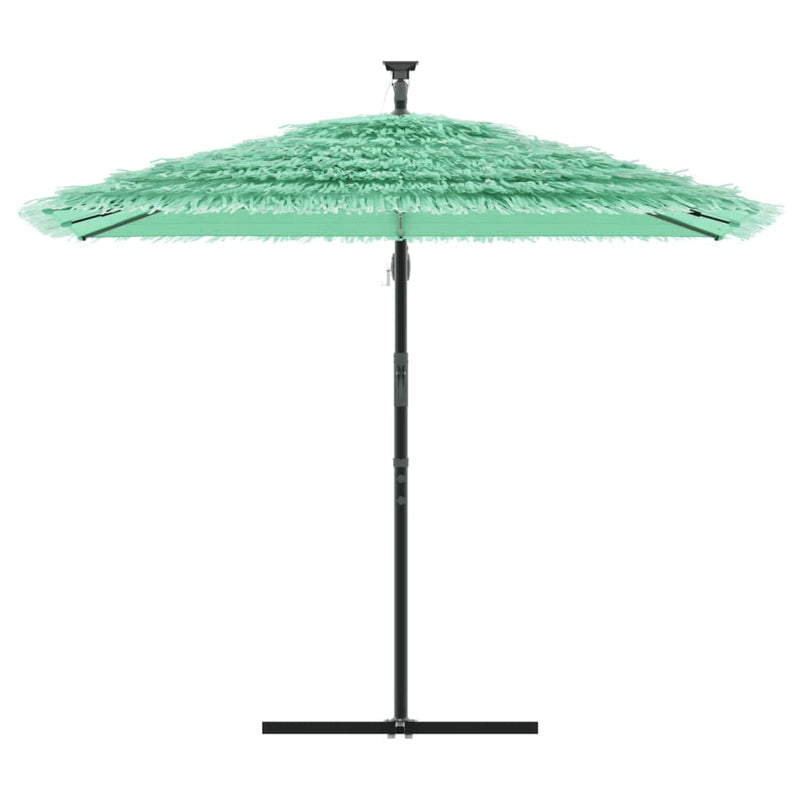 Load image into Gallery viewer, Vidaxl parasol met stalen paal 246x246x230 cm groen
