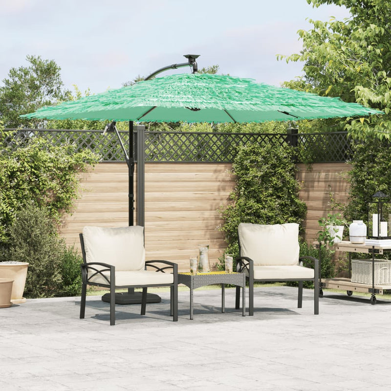 Load image into Gallery viewer, Vidaxl parasol met stalen paal 269x269x235 cm groen
