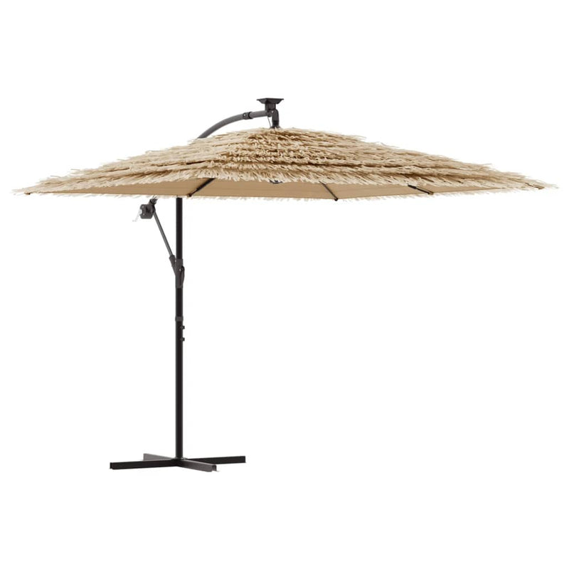 Load image into Gallery viewer, Vidaxl parasol met stalen paal 290x290x238 cm bruin
