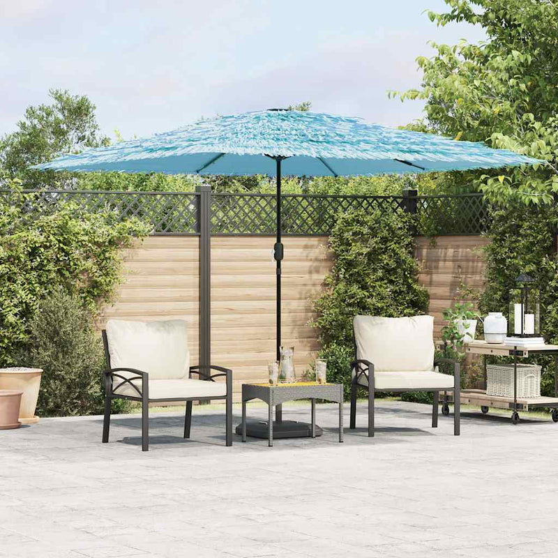ギャラリービューアに画像をロードする, Vidaxl parasol met stalen paal 290x290x238 cm blauw
