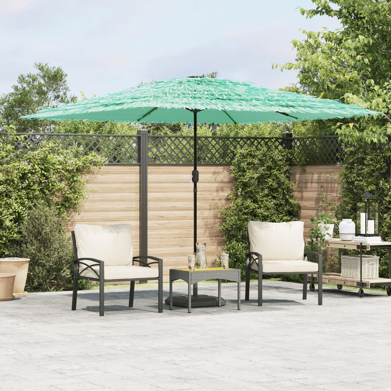 Load image into Gallery viewer, Vidaxl parasol met stalen paal 290x290x238 cm groen
