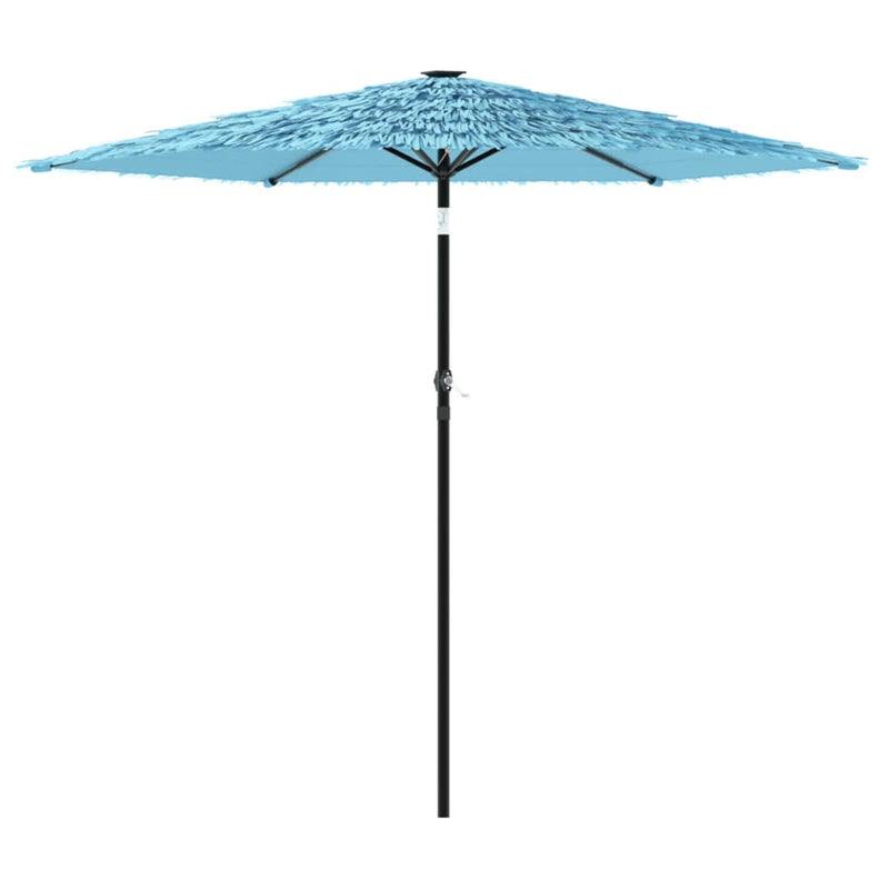 ギャラリービューアに画像をロードする, Vidaxl parasol met stalen paal 223x223x213 cm blauw
