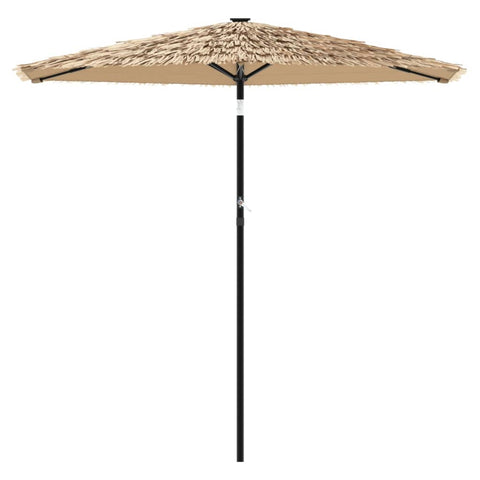 VidaXL Parasol met stalen paal 268x268x226 cm bruin