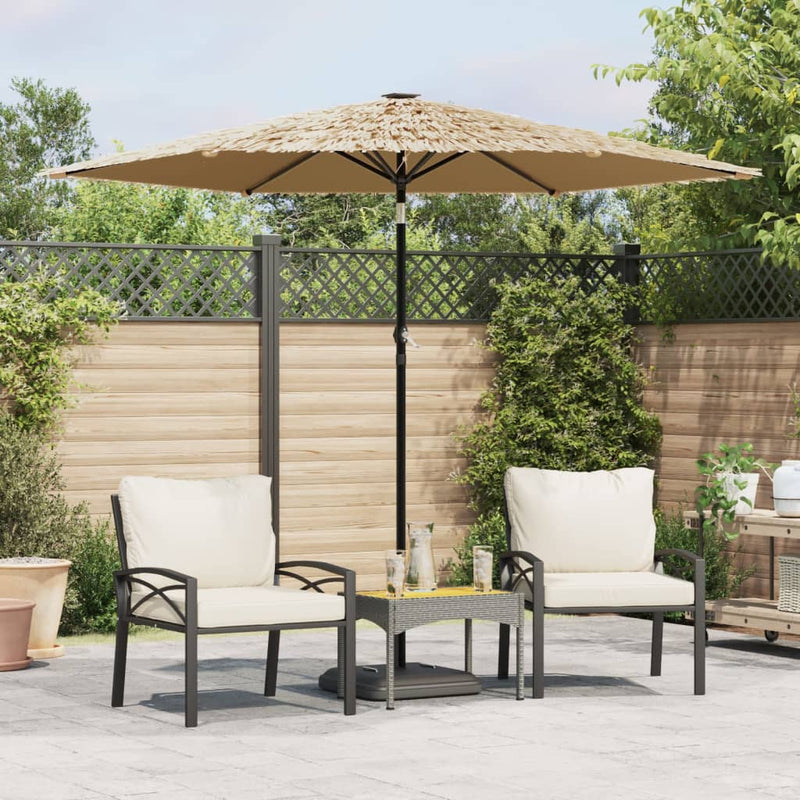 Load image into Gallery viewer, Vidaxl parasol met stalen paal 268x268x226 cm bruin
