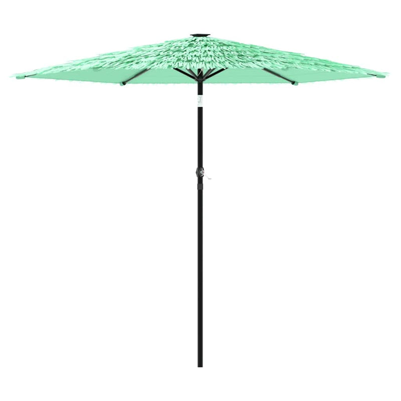 Laden Sie das Bild in Galerie -Viewer, Vidaxl parasol met stalen paal 268x268x226 cm groen
