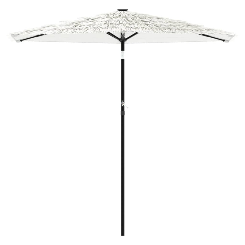 Load image into Gallery viewer, Vidaxl parasol met stalen paal 268x268x226 cm wit
