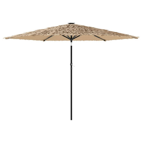 VidaXL Parasol met stalen paal 288x288x225 cm bruin