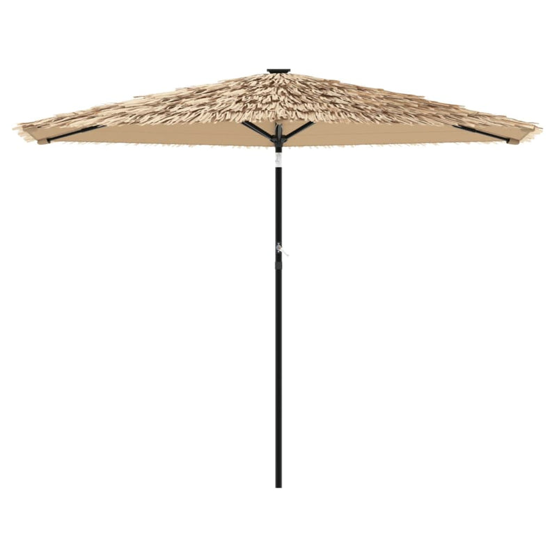 Afbeelding laden in galerijviewer, Vidaxl parasol met stalen paal 288x288x225 cm bruin
