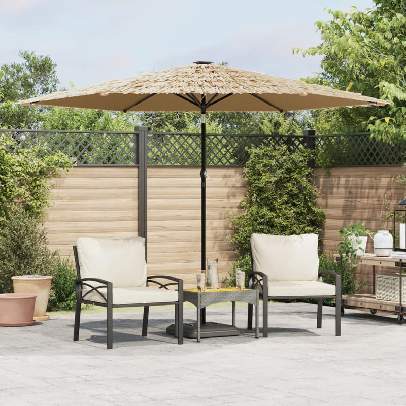 Afbeelding laden in galerijviewer, Vidaxl parasol met stalen paal 288x288x225 cm bruin
