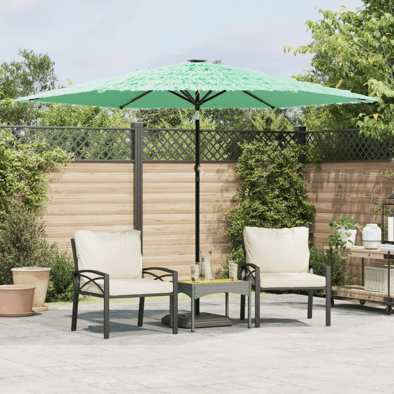 Load image into Gallery viewer, Vidaxl parasol met stalen paal 288x288x225 cm groen
