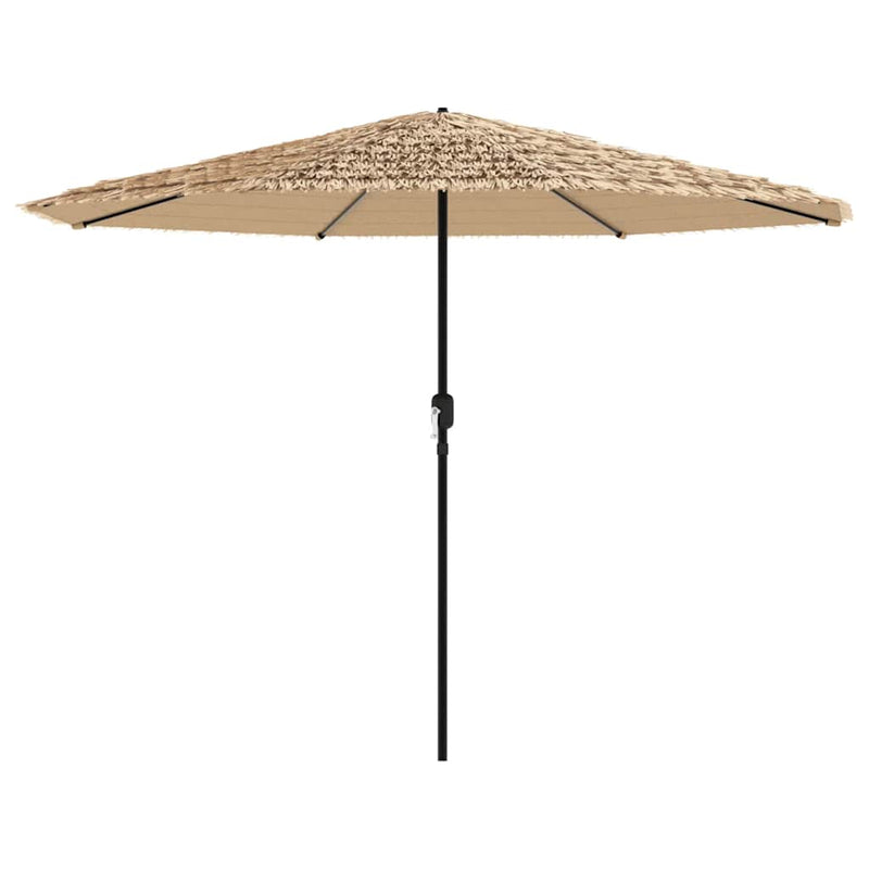 Load image into Gallery viewer, Vidaxl parasol met stalen paal 324x324x247 cm bruin
