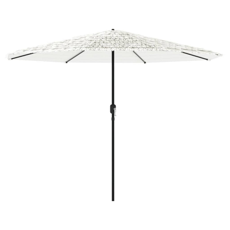 Load image into Gallery viewer, Vidaxl parasol met stalen paal 324x324x247 cm wit
