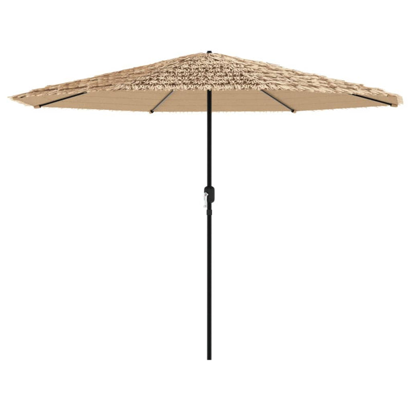 Load image into Gallery viewer, Vidaxl parasol met stalen paal 388x388x248 cm bruin
