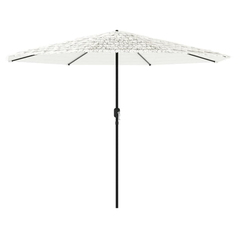 Load image into Gallery viewer, Vidaxl parasol met stalen paal 388x388x248 cm wit
