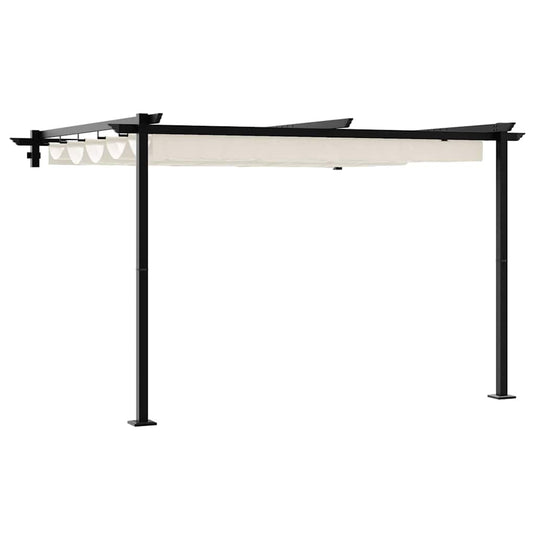 Vidaxl prieel crème 300 x 300 x 200 cm polyester