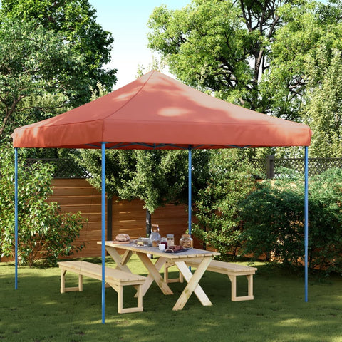 VidaXL Partytent inklapbaar pop-up 292x292x315 cm terracotta