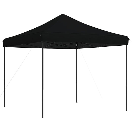 Vidaxl partytent inklapbaar pop-up 292x292x315 cm zwart