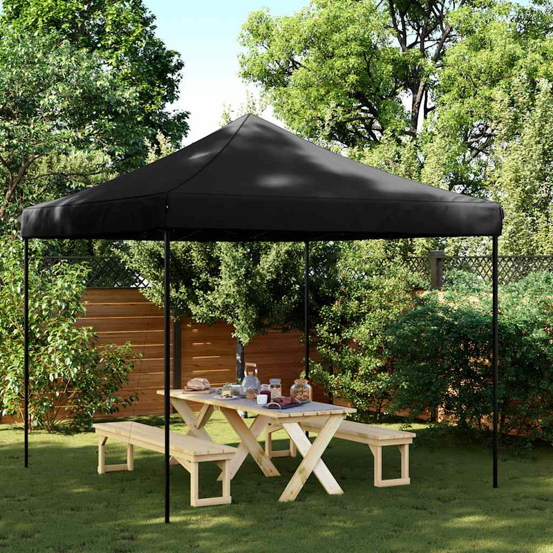 Load image into Gallery viewer, Vidaxl partytent inklapbaar pop-up 292x292x315 cm zwart
