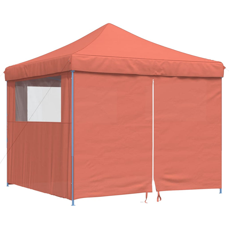 ギャラリービューアに画像をロードする, Vidaxl partytent inklapbaar pop-up met 4 zijwanden terracottakleurig
