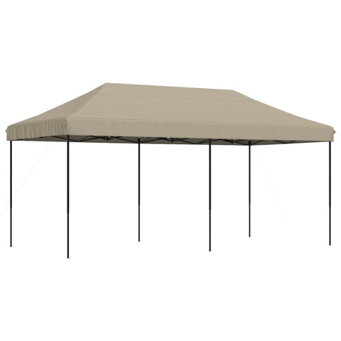 VidaXL Partytent inklapbaar pop-up 580x292x315 cm taupe