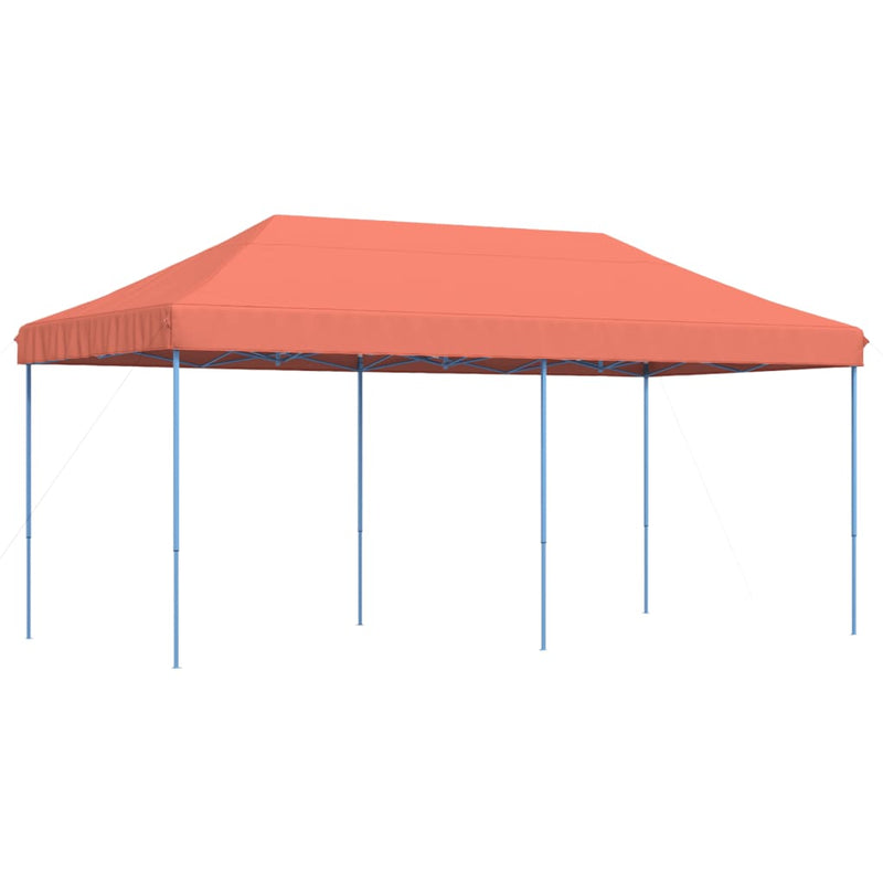 Afbeelding laden in galerijviewer, Vidaxl partytent inklapbaar pop-up 580x292x315 cm terracotta
