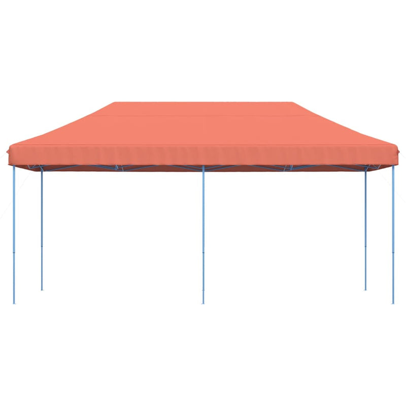 Afbeelding laden in galerijviewer, Vidaxl partytent inklapbaar pop-up 580x292x315 cm terracotta
