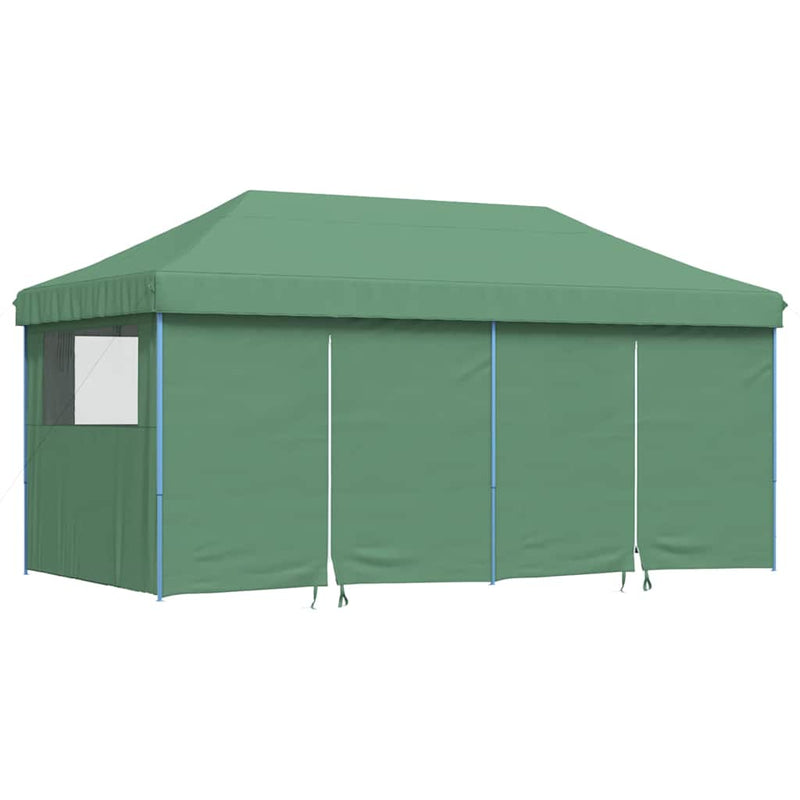 Load image into Gallery viewer, Vidaxl partytent inklapbaar pop-up met 4 zijwanden groen
