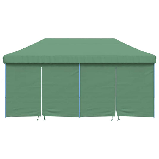 Vidaxl partytent inklapbaar pop-up met 4 zijwanden groen