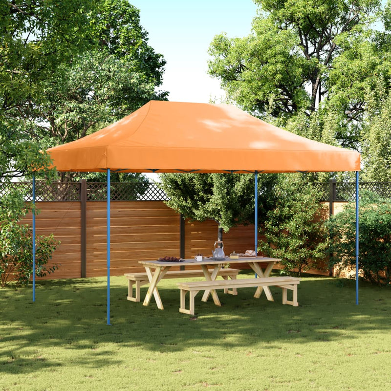 Afbeelding laden in galerijviewer, Vidaxl partytent inklapbaar pop-up 440x292x315 cm oranje
