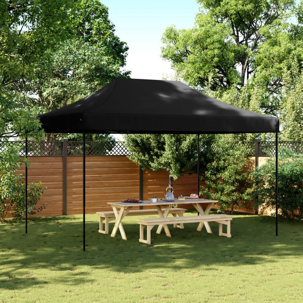 VidaXL Partytent inklapbaar pop-up 440x292x315 cm zwart