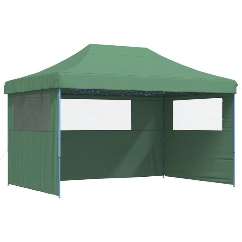 Load image into Gallery viewer, Vidaxl partytent inklapbaar pop-up met 3 zijwanden groen
