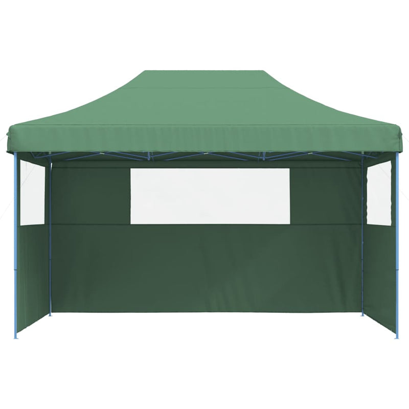 Load image into Gallery viewer, Vidaxl partytent inklapbaar pop-up met 3 zijwanden groen
