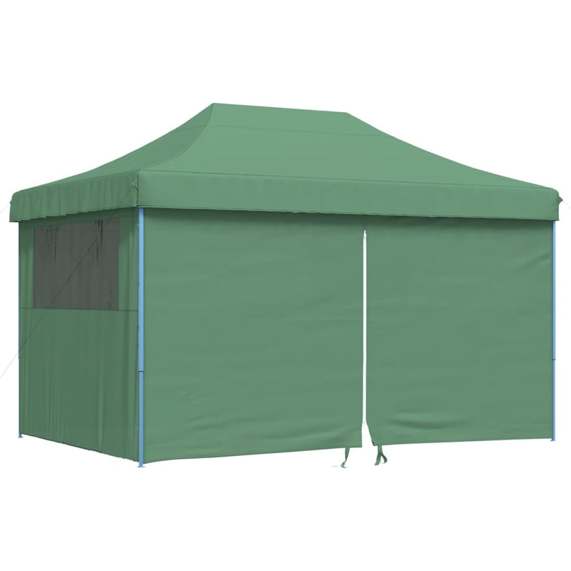 Load image into Gallery viewer, Vidaxl partytent inklapbaar pop-up met 4 zijwanden groen
