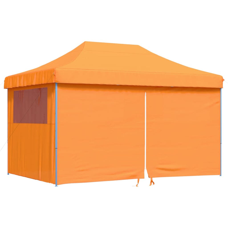 Load image into Gallery viewer, Vidaxl partytent inklapbaar pop-up met 4 zijwanden oranje
