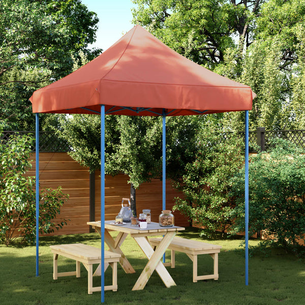 VidaXL Partytent inklapbaar pop-up 200x200x306 cm terracotta