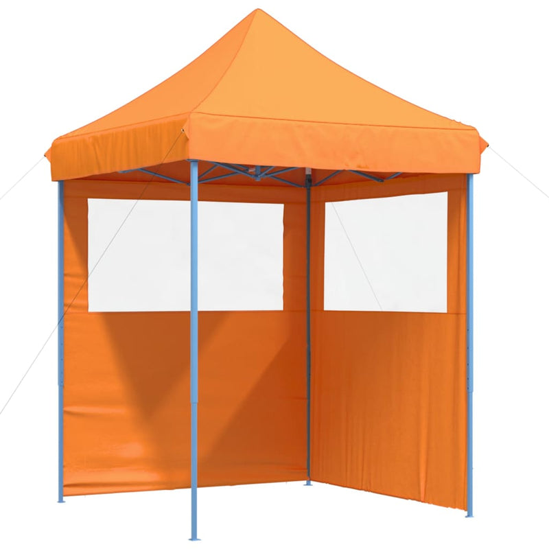 Load image into Gallery viewer, VidaXL Partytent inklapbaar pop-up met 2 zijwanden oranje
