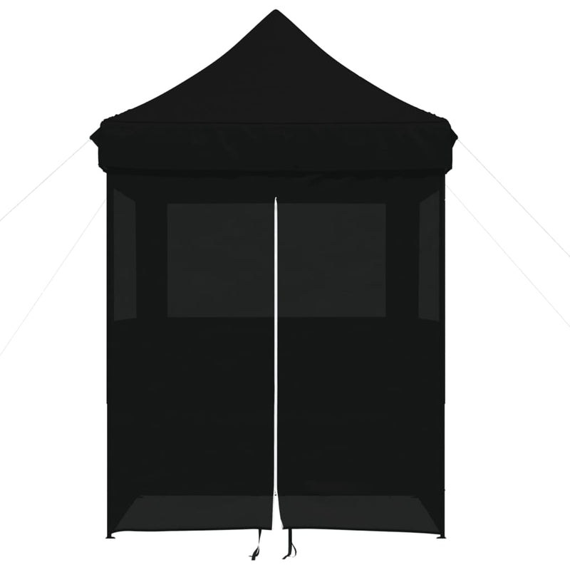 Chargez l'image dans la visionneuse de la galerie, Vidaxl partytent inklapbaar pop-up met 4 zijwanden zwart

