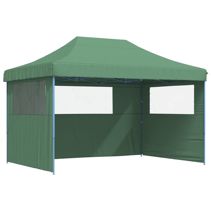 Load image into Gallery viewer, Vidaxl partytent inklapbaar pop-up met 3 zijwanden groen
