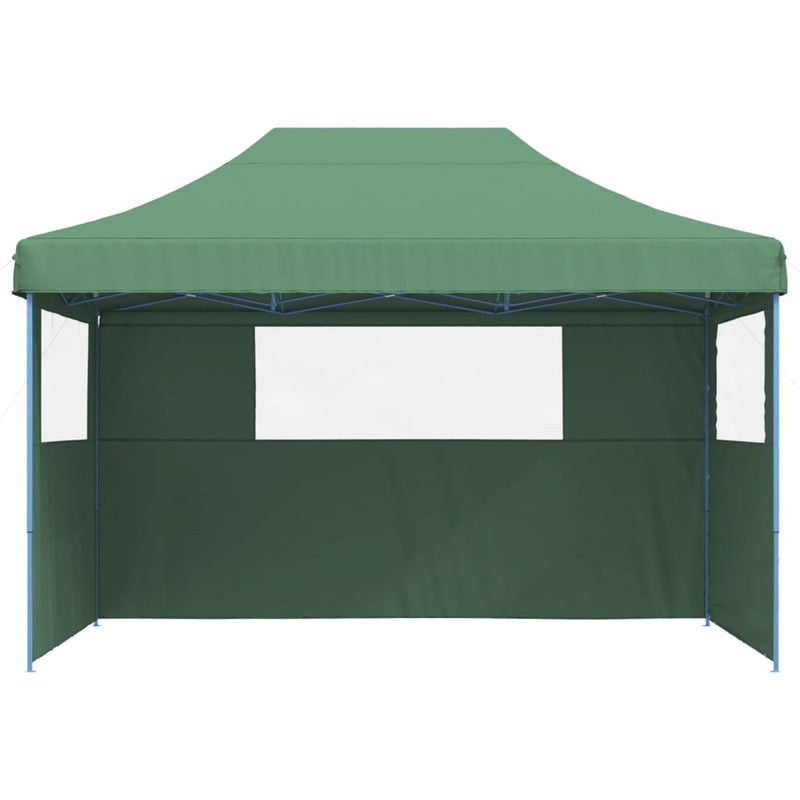 Load image into Gallery viewer, Vidaxl partytent inklapbaar pop-up met 3 zijwanden groen
