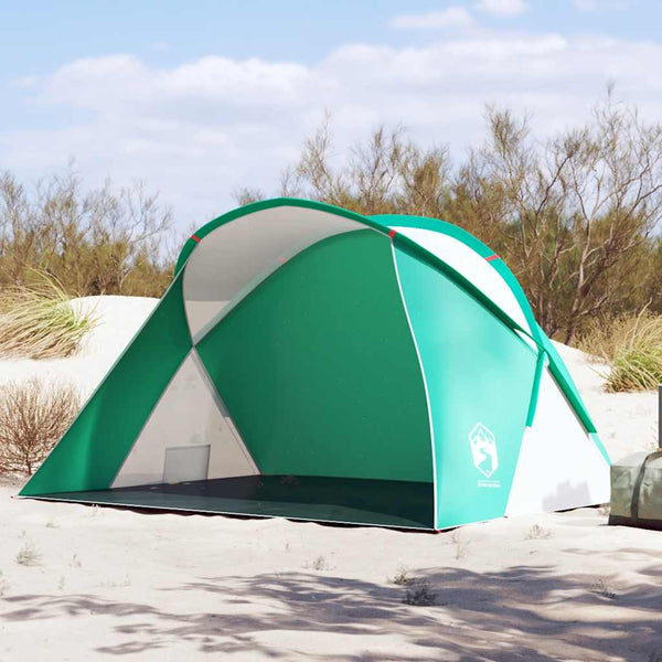 VidaXL Strandtent 2-persoons pop-up waterdicht zeegroen