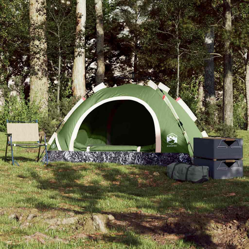 Load image into Gallery viewer, Vidaxl tent 2-persoons snelontgrendeling groen
