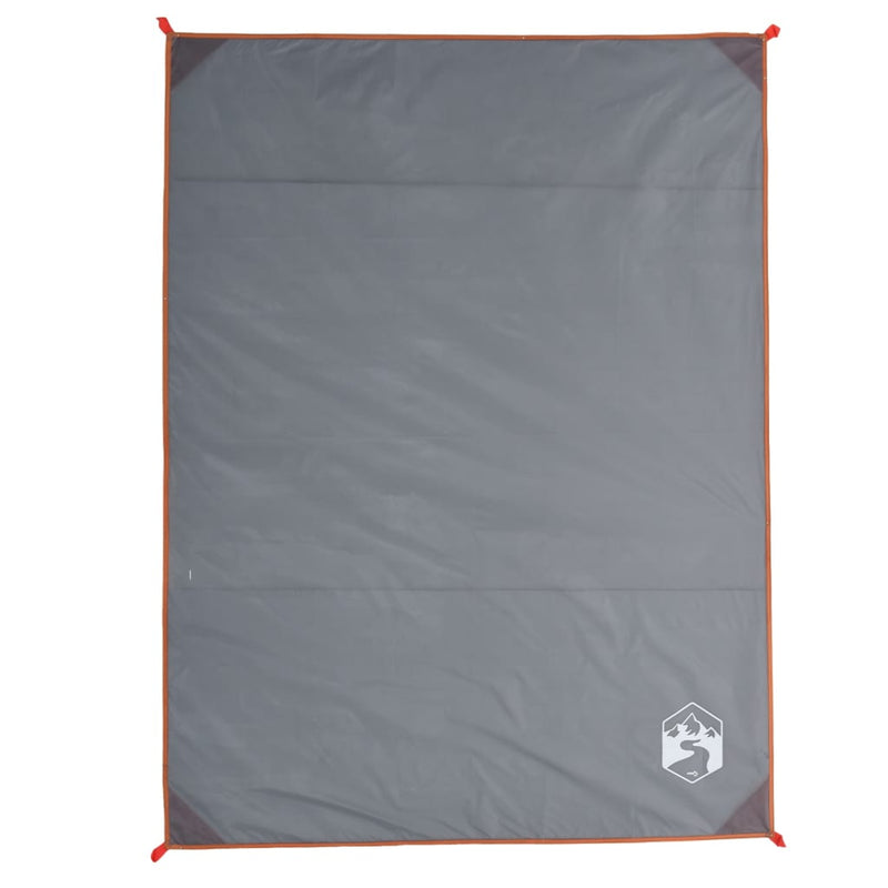 Load image into Gallery viewer, Vidaxl picknickkleed met haringen 205x155 cm grijs en oranje
