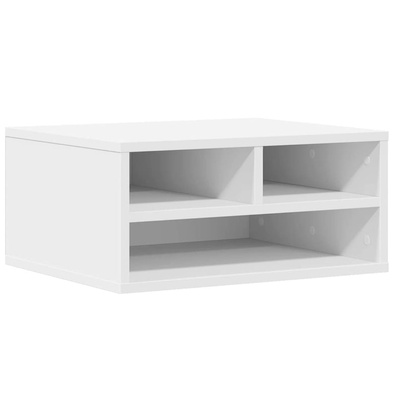Load image into Gallery viewer, Vidaxl printerkastje 49x40x22,5 cm bewerkt hout wit
