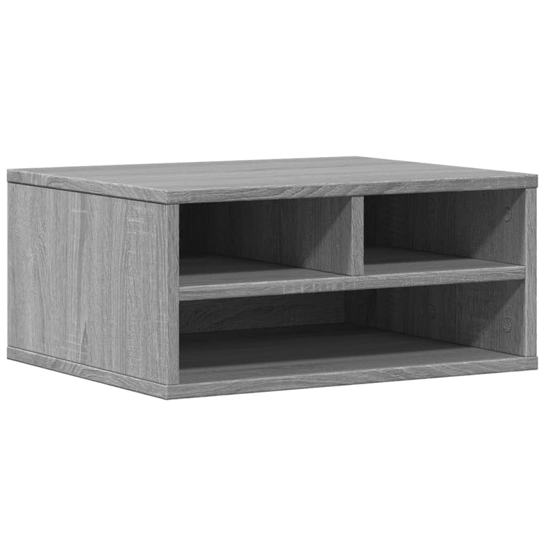 Load image into Gallery viewer, Vidaxl printerkastje 49x40x22,5 cm bewerkt hout grijs sonoma eiken
