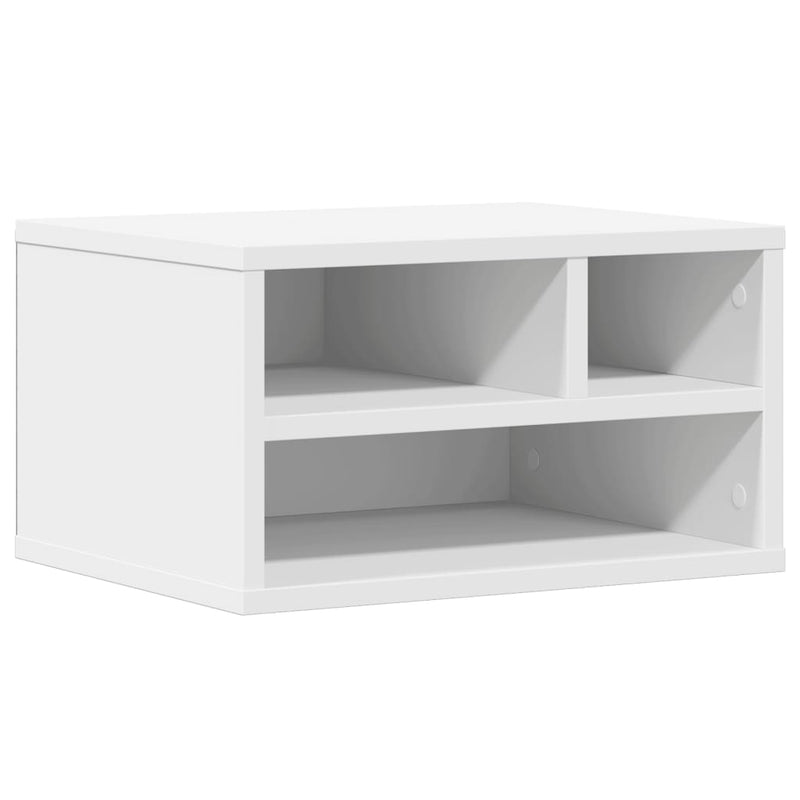 Load image into Gallery viewer, Vidaxl printerkastje 40x32x22,5 cm bewerkt hout wit
