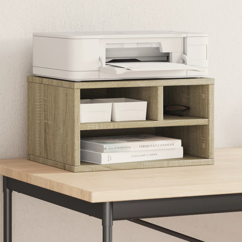 Load image into Gallery viewer, Vidaxl printerkastje 40x32x22,5 cm bewerkt hout sonoma eikenkleurig

