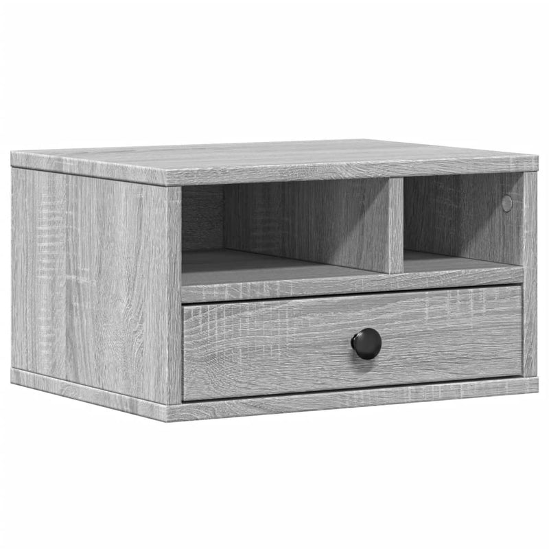 Load image into Gallery viewer, Vidaxl printerkastje 40x32x22,5 cm bewerkt hout grijs sonoma eiken
