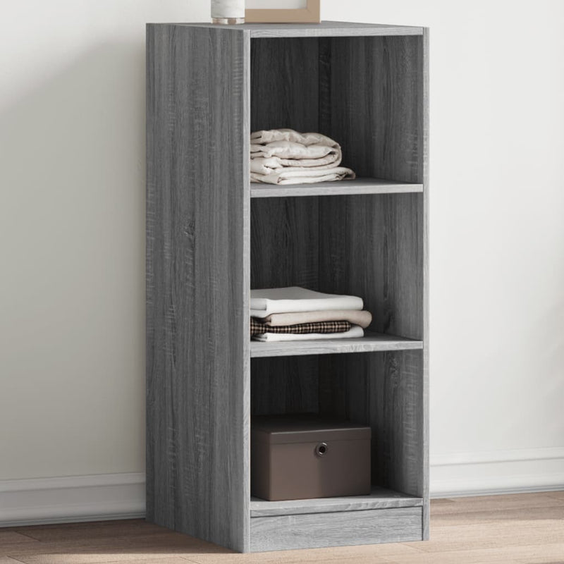 Load image into Gallery viewer, Vidaxl kledingkast 48x41x102 cm bewerkt hout grijs sonoma eikenkleurig
