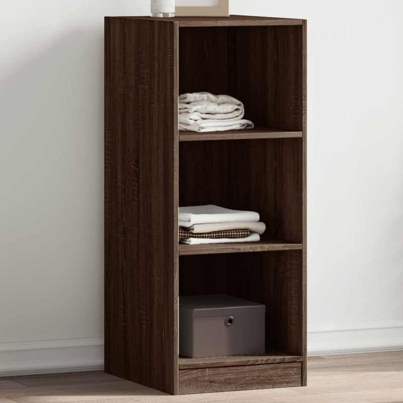 Load image into Gallery viewer, Vidaxl kledingkast 48x41x102 cm bewerkt hout bruin eikenkleurig
